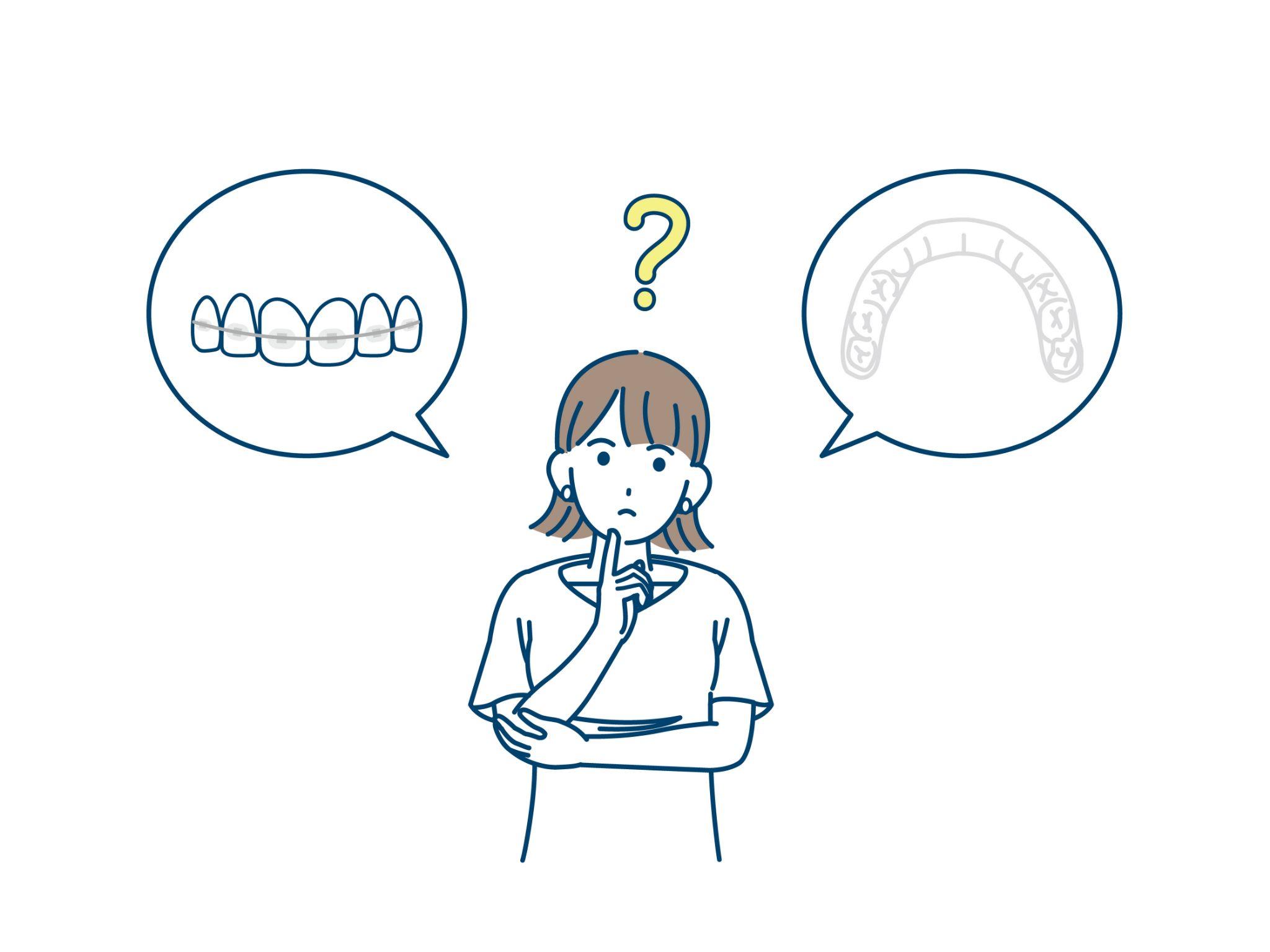 口ゴボ治療はワイヤー矯正とマウスピース矯正どっちがいい？