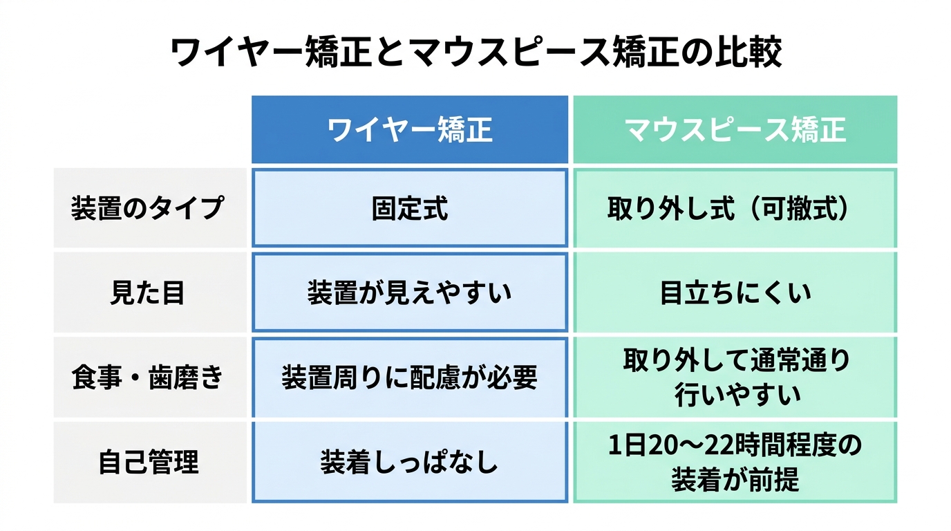 ワイヤー矯正からマウスピース矯正に変更するメリット